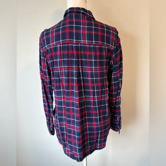 Joe Fresh Flannel-Style Button Down – Size Medium - Picture 4 of 9